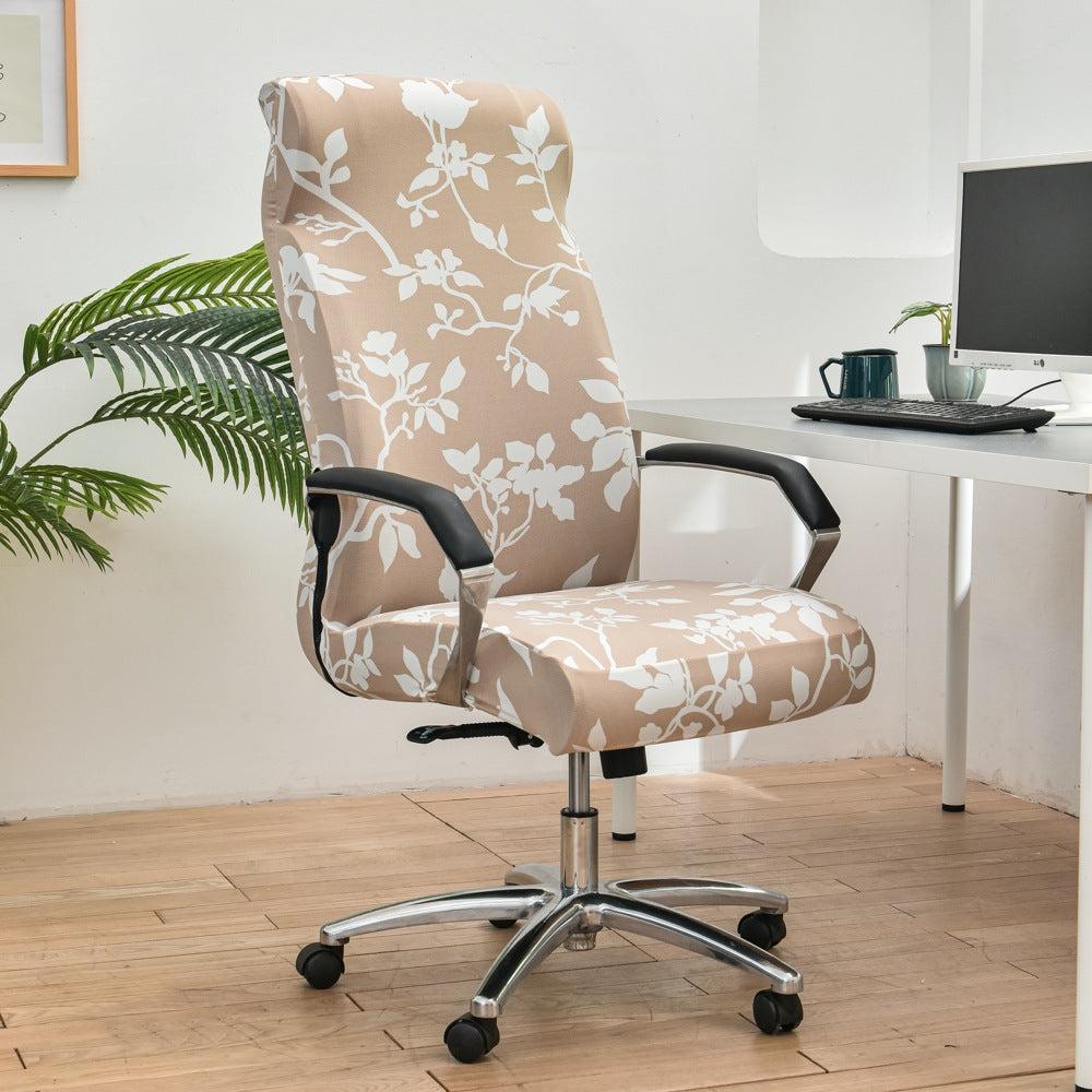 Housse de chaise de bureau taupe