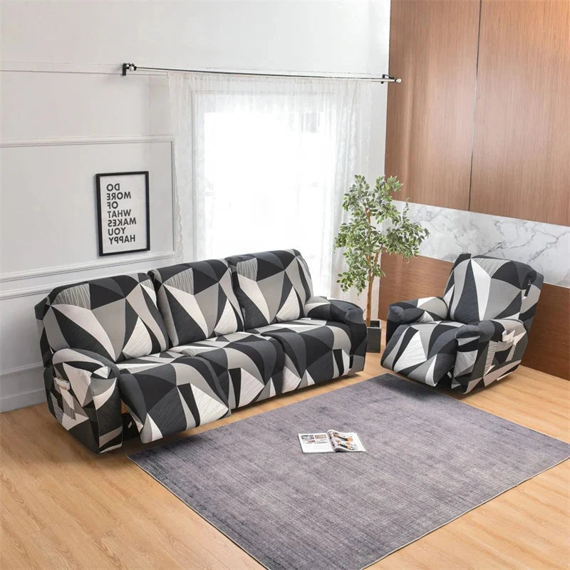 Bezug für Relaxsessel und -sofa, verstellbar, 1/2/3-Sitzer – Harmony, 8 Muster