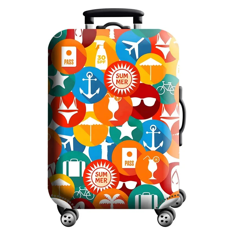 Housse de protection pour valise à roulette cabine ou XLmotif 10
