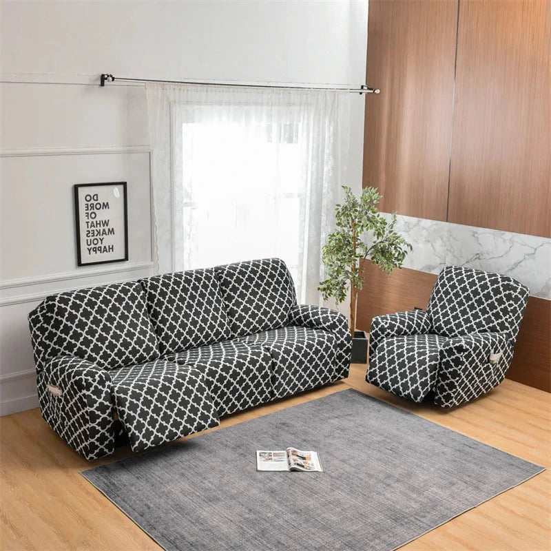 Bezug für Relaxsessel und -sofa, verstellbar, 1/2/3-Sitzer – Harmony, 8 Muster
