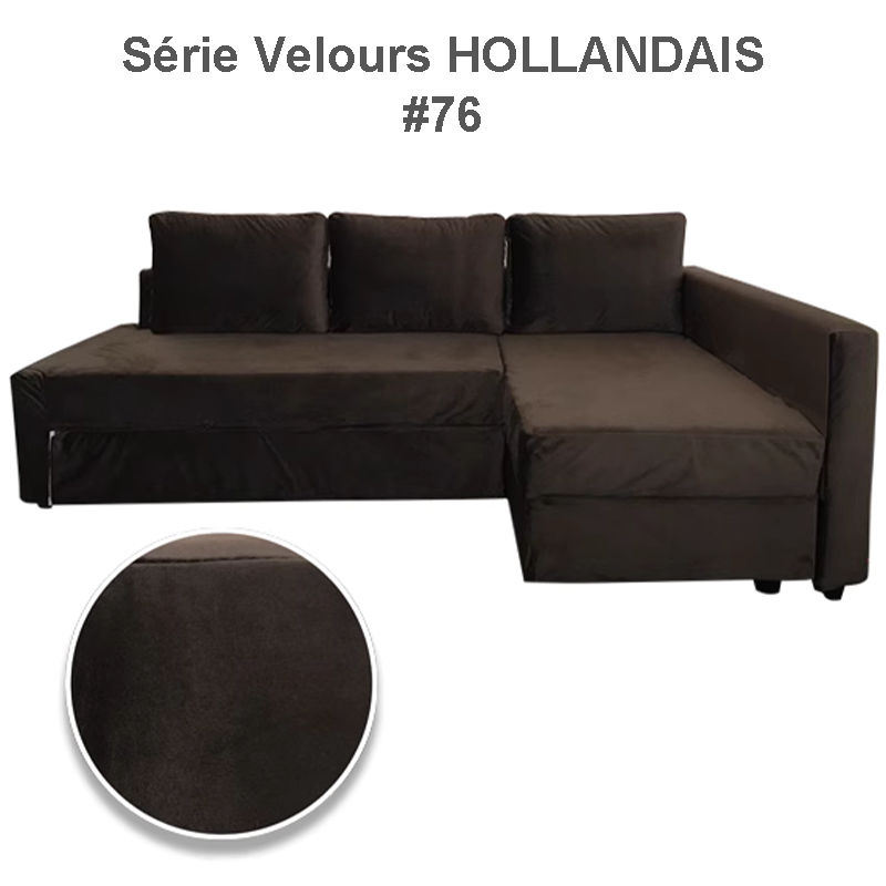 Luxusbezug aus reinem niederländischem Samt für IKEA FRIHETEN-Schlafsofa