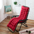 Coussin de chaise longue extérieur bordeaux