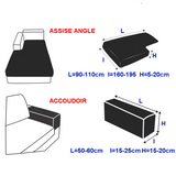 Velvet verstärktes Sofa -Kissen von Côte -Ribe