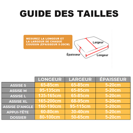 Guide des tailles