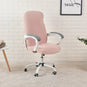 Housses de chaise de bureau extensible rose