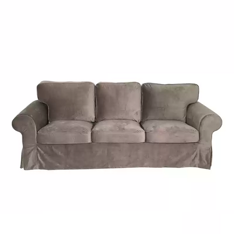 Housse canapé IKEA EKTORP luxe haut de gamme taupe