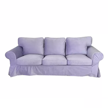 Housse canapé IKEA EKTORP luxe haut de gamme velours lavande