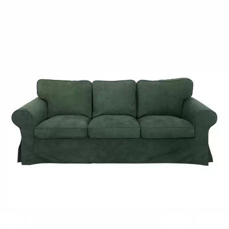 Housse canapé IKEA EKTORP velours strié renforcé vert