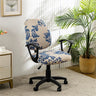 Housse de chaise de bureau extensible moderne tissu imprimé motif 8