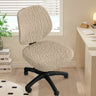 Housse de chaise de bureau extensible respirante et moderne taupe