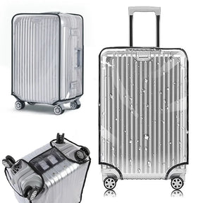 Housse de protection pour valise à roulette transparente et imperméable
