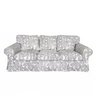 Housse pour canapé IKEA EKTORP 3 places motif imprimé coton