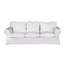 Housse pour canapé IKEA EKTORP 3 places pur coton blanc