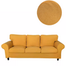 Housse pour canapé IKEA EKTORP 3 places pur coton ocre tissu