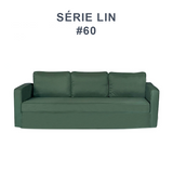 Housse pour canapé IKEA FRIHETEN 3 places convertible vert 1