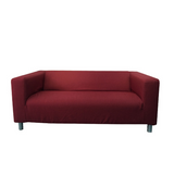 Housse pour canapé IKEA KLIPPAN polycoton prémium bordeaux