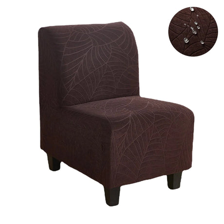 Housse pour chauffeuse, causeuse, fauteuil bas marron