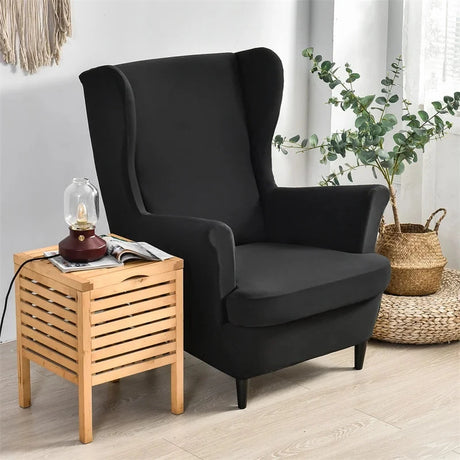 Housse pour fauteuil IKEA Strandmon lycra noir