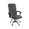 Housse pour fauteuil de bureau pur velours gris