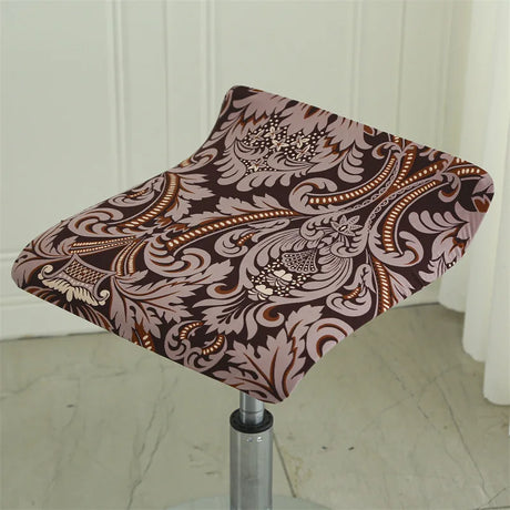 Housse pour tabouret de bar plat sans dossier 12