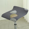 Housse pour tabouret de bar plat sans dossier