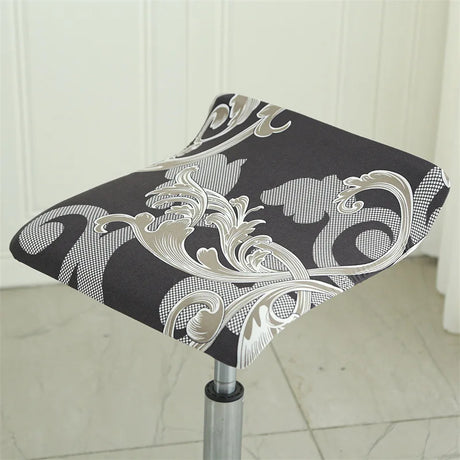 Housse pour tabouret de bar plat sans dossier 7