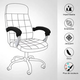Housses extensibles pour accoudoirs de chaise de bureau