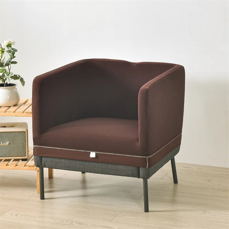 Housse pour fauteuil IKEA EKERÖ chocolat extensible