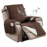 housse fauteuil animaux domestiques marron