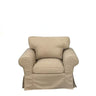 housses pour fauteuil IKEA EKTORP taupe