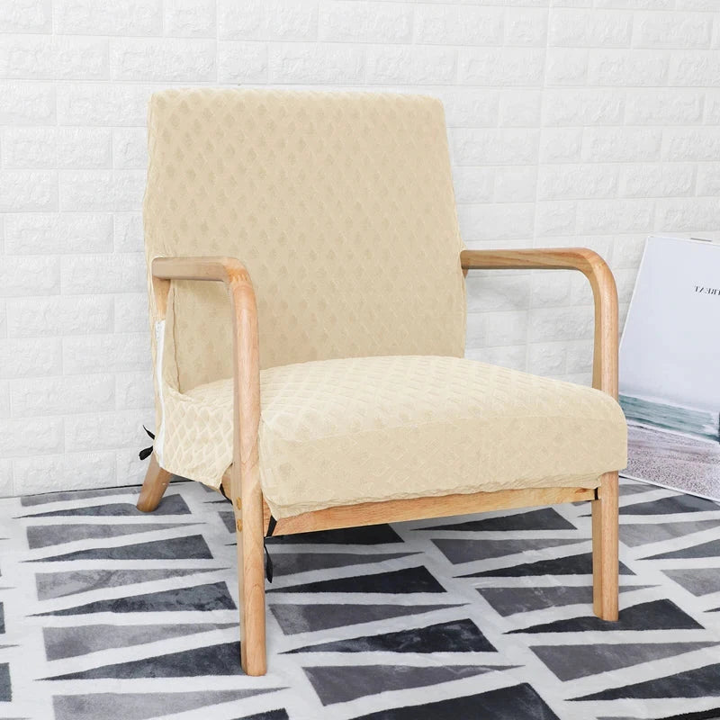 Housse de fauteuil style IKEA EKENÄSET beige