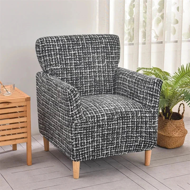 Housse pour fauteuil club extensible en lycra