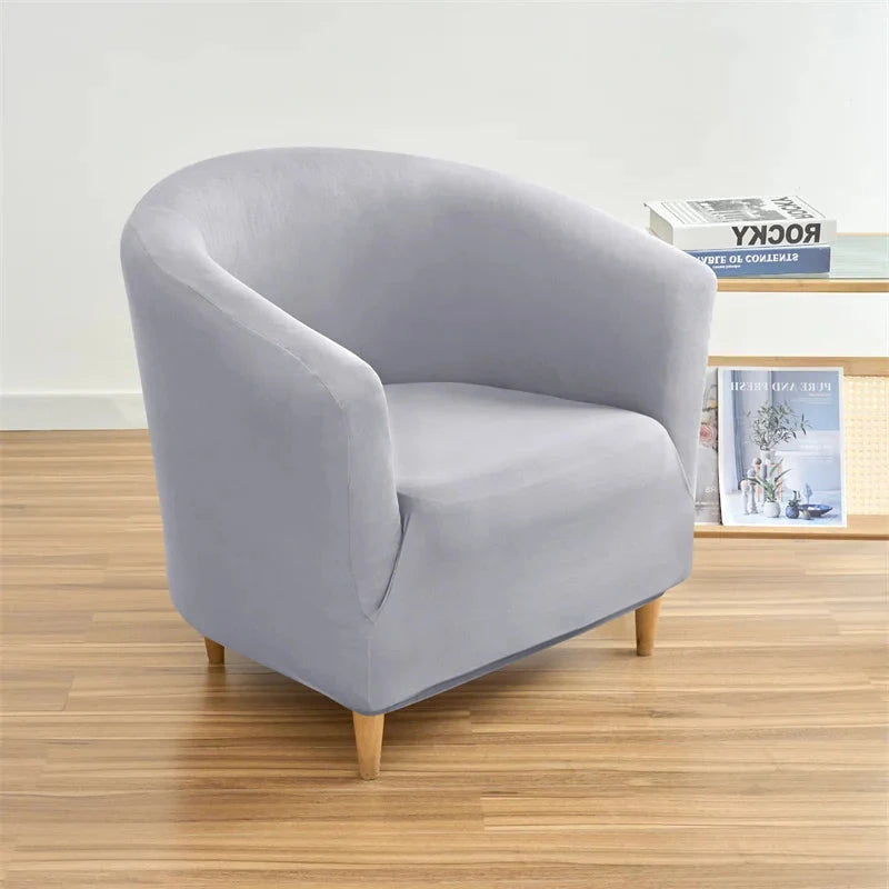 Housse pour fauteuil arrondi IKEA TULLSTA argent