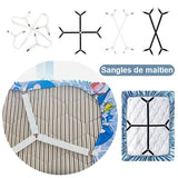 Sangles de maintien réglables pour housses de canapé 