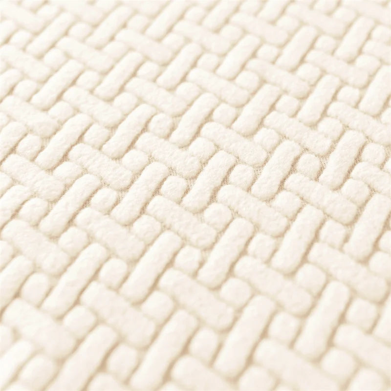 velours damassé beige zoom