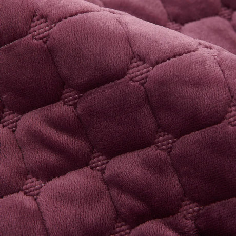 tissu mauve épais capitonnée