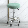 Housse de tabouret rond super extensible vert