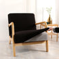  Housse de fauteuil scandinave noir