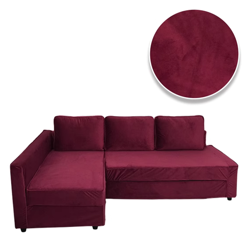 Luxusbezug aus reinem niederländischem Samt für IKEA FRIHETEN-Schlafsofa