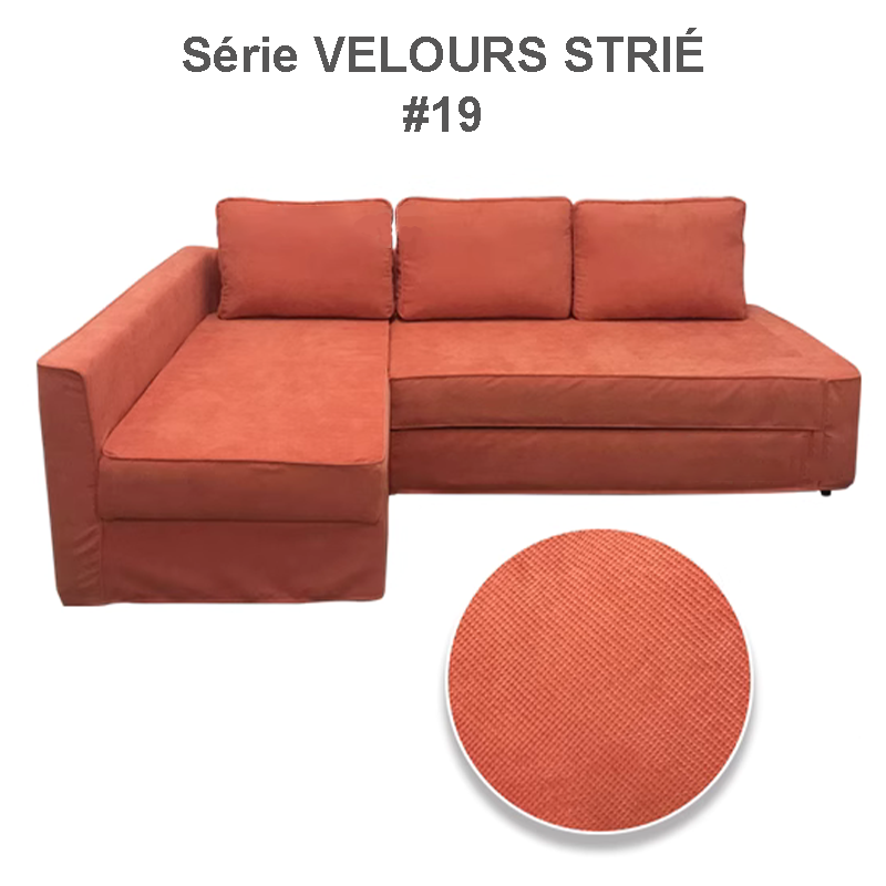 Ikea friheten Velourve Velvers Cabrio -Sofa -Abdeckung