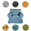 Housse fauteuil IKEA EKTORP haut de gamme personnalisable