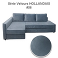 Luxusbezug aus reinem niederländischem Samt für IKEA FRIHETEN-Schlafsofa
