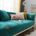 Housses de canapé antidérapantes pure laine turquoise