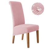 Housses de chaises hautes imperméable rose