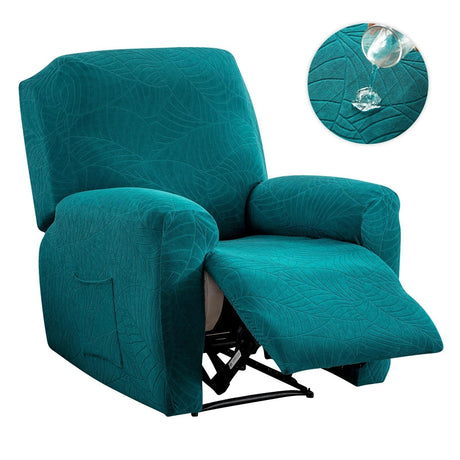 Housse de fauteuil relax imperméable turquoise Casaharmony