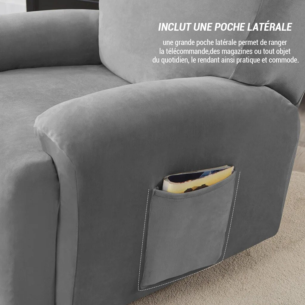 poche latérale housse pour fauteuil relaxation Casaharmony