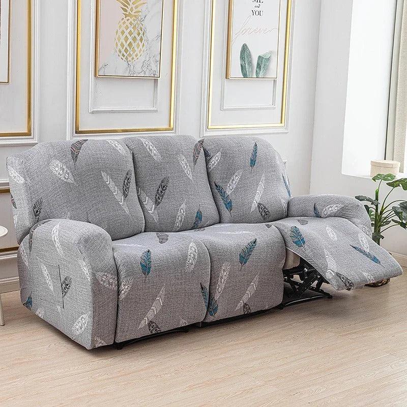 housse pour canapé relax inclinable 3 places imprimé 7