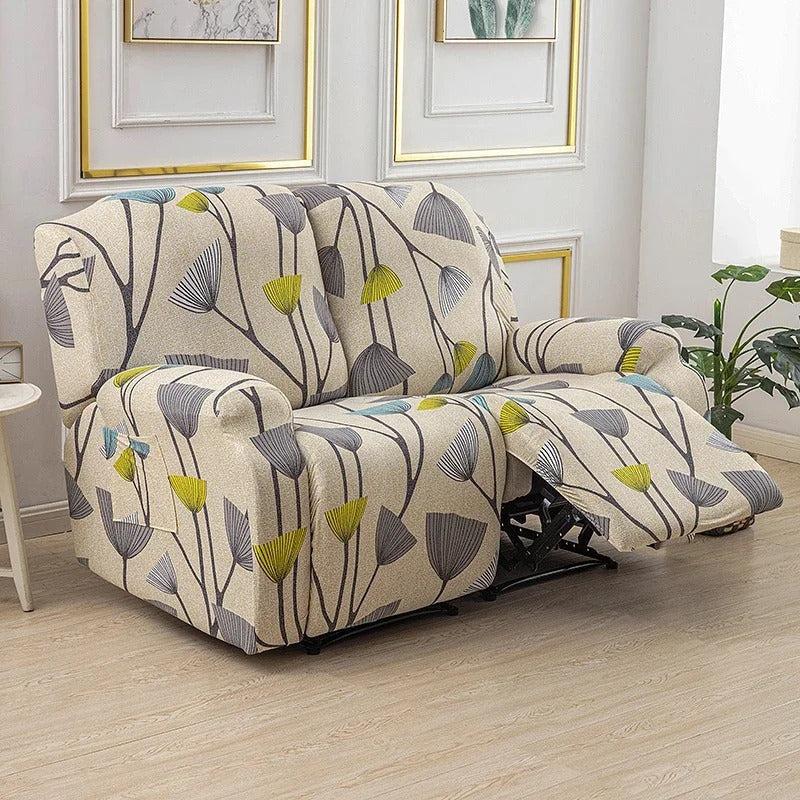 housse pour canapé relax inclinable 2 places imprimé 9