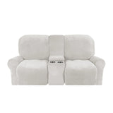 housses pour canapé relax 2 places Casaharmony blanc