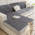 housses pour coussins de canapé renforcée gris anti griffes de chat